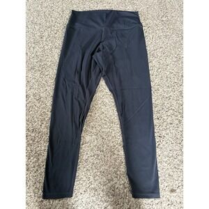 Quince Ultra-Form High-Rise Ankle Leggings Black Women's XL Yoga Stretch